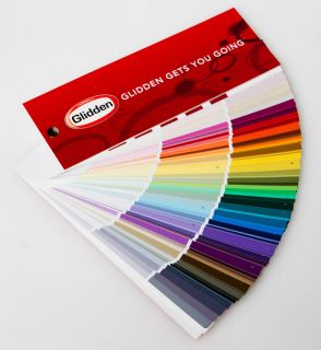 Glidden Contractor Paint Book Sample Fan Deck Color Guide Remodel