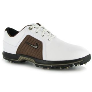 Mens Nike Zoom Trophy 11.5 Medium Golf Shoes 379228 173 White/Bronze