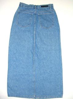 Gloria Vanderbilt Long Jean Skirt Size 6