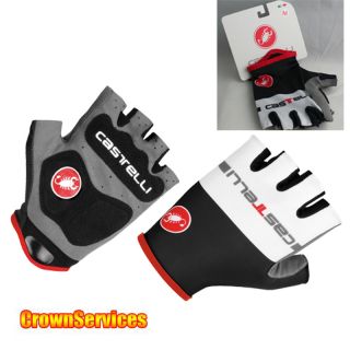 2012 Outdoor Cycling Bike Gloves for Castelli Velocissimo Equipe Black