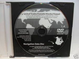 GM Navigation Map Disc DVD 20857425 4 1c