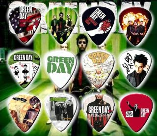 Green Day Set of 12 New Guitar Picks Limited Edition