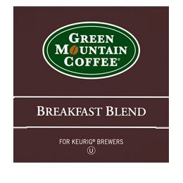 216 KEURIG K CUP Green Mountain Coffee Breakfast Blend Coffee FREE