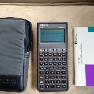 HP 48S Scientific Graphing Calculator Excellent Condition with Manual