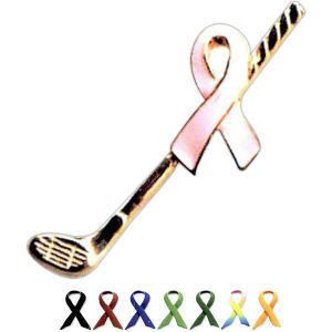 Breast Cancer Awareness 100 Pink Ribbon Golf Club Pins