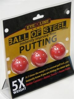 Golf Ball of Steel Putting Stroke Training Aid