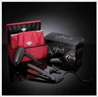 GHD Scarlet Deluxe Limited Edition Xmas Gift Set   100% Genuine GHD