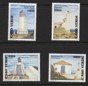Lighthouse Stamps Cape Verde 2004 SC 829 832
