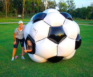 New 7 ft Tall Commercial Soccer Giga Ball Inflatable