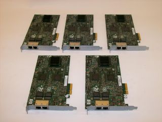  of 5 HP NC380T Dual Port PCI E Gigabit Ethernet Card 374443 001