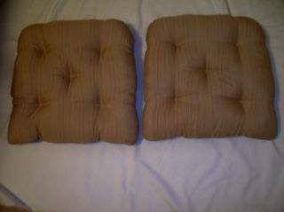 Four Harmony XL Chair Cushions Tan