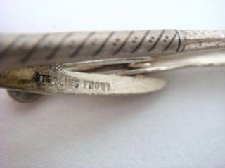 Vintage Hickok Sterling Silver Cufflink and Tie Bar Golf Themed
