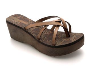 Womens Grendha Wedge Sandals Flip Flops Toe Posts Wedges Shoes Ladies