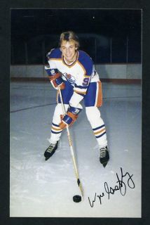 1979 Wayne Gretzky Edmonton Oilers Team issued Postcard