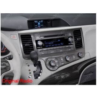 2011 Toyota Sienna Car GPS Navigation Radio TV Aux Bluetooth MP3 iPod