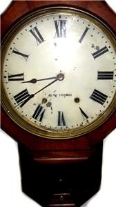 Seth Thomas Gallery Wall Clock Vintage for Parts or Repair