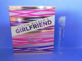 Justin Biebers Bieber Girlfriend Carded Mini Perfume