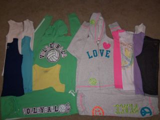  Girls Lot Clothes Sz 14 16 18 Sweats Hoodies Limited Too Volleyball
