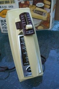 Vintage Sunbeam Hand Mixer W/ Power Burst Button Harvest Gold 3 73