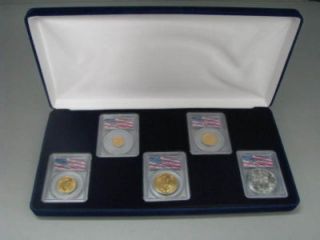 2001 WTC Ground Zero Recovery PCGS Gold Silver Set