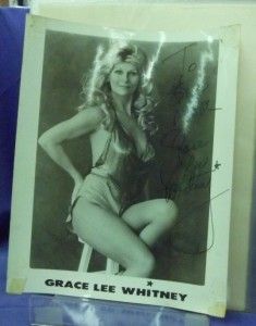 Signed 8 by 10 Glossy Grace Lee Whitney aka Yeoman Janice Rand Star