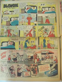  Comics Section Jan 28 1945 Prince Valiant Flash Gordon Phantom