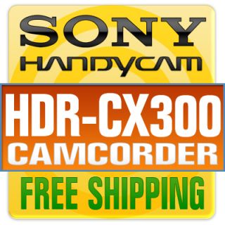 Sony HDR CX300 16GB HD Handycam Camcorder HDRCX300 New 0027242788817