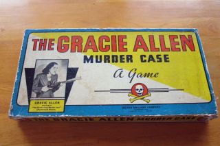 Vintage 1939 THE GRACIE ALLEN Murder Case Board Game 1939 Milton