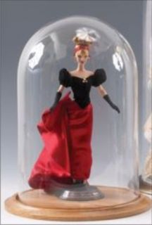 New Glass Display Dome Barbie Doll Case 10Dia x15H