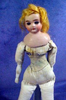 11 Early Solid Dome German Bisquehead Doll