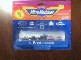 1988 MICRO MACHINES BOAT COLLECTION #9 SCALE MINIATURES LEWIS GALOOB
