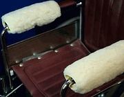 shearling armrest covers wheelchair chair comfort new more options