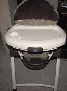 Graco Contempo High Chair Slim Folding 1757813 Gently Used Birkshire