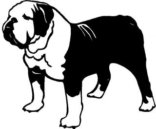 Bulldog Bull Dog Sticker Graphic Decal