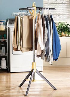 New 55 Hang Away Clothes Folding Garment Drying Rack