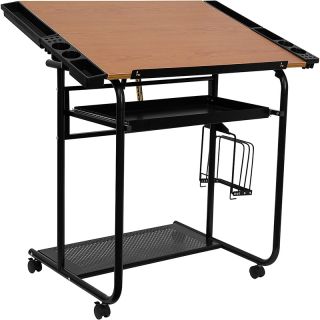 NEW DRAFTING DRAWING SCRAPBOOKING DESKS TABLES STOOLS WITH SIDE