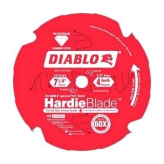  4T x 5 8 PCD Tipped Hardie Fiber Cement Saw Blade