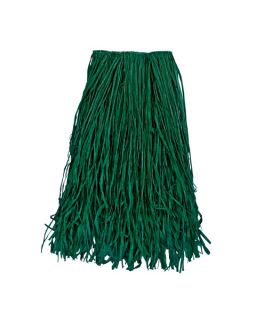 Green Raffia Grass Skirt Adult