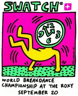 1984Swatch World Break Dance Championship Keith Haring Poster