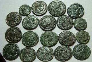  Roman superb quality coins/Constantine family/ Valentinian, Gratian