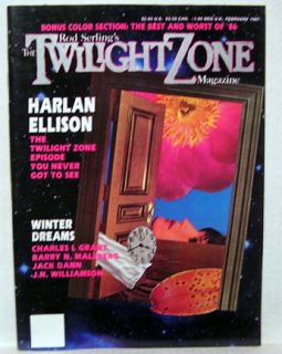 Feb. 1987 TWILIGHT ZONE Magazine w/ HARLAN ELLISON, and more.