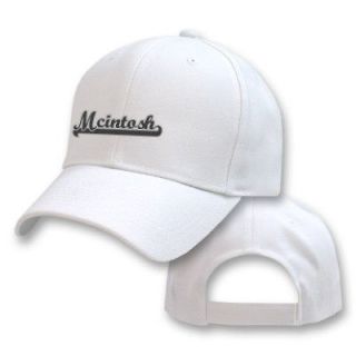 ATHLETIC MCINTOSH FAMILY NAME EMBROIDERED EMBROIDERY SPORT BASEBAL CAP