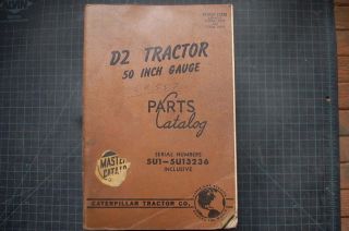 CAT Caterpillar D2 Tractor Dozer Crawler Parts Manual Book catalog