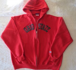  Men's Ohio State Hoodie by Champion XL Heavy