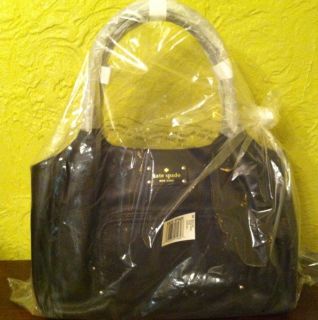 Kate Spade NY Baxter Street Stevie Black Handbag Purse WKRU1380 New in