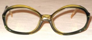 Vintage Viennaline Green Eyeglass Frames 120 1970s Chic