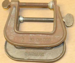 Hargrave no. 568 2.5 c clamps for metal manufacturing & rework for