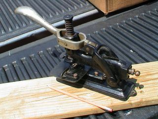 Antique Stapler Staple Machine Cast Iron ACME No 1 In Raised Letters