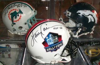 Harry Carson Signed HOF Mini Helmet Autograph w COA Sweet Giants Auto