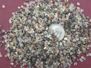 10 grams Montana Sapphire Gravel Sand Specimen Inlay Natural